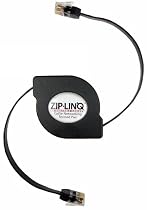 CABLES UNLIMITED ZIP-LINQ Retractable CAT6E Ethernet Cable 250 MHz RJ-45 - 5ft.