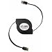 CABLES UNLIMITED ZIP-LINQ Retractable CAT6 250Mhz network cable RJN5- 5 ft