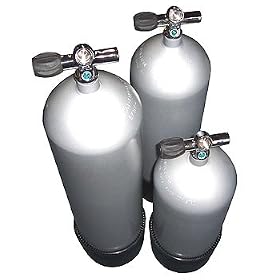 Sherwood Steel HP 80 cu ft Scuba Diving Air Tank Cylinder with Valve and Boot 3500 PSI Scuba Dive Diving Diver Authorized Dealer Full Warranty