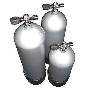 Sherwood Steel HP 80 cu ft Scuba Diving Air Tank Cylinder with Valve and Boot 3500 PSI Scuba Dive Diving Diver Authorized Dealer Full Warranty