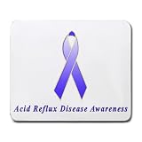 Acid Reflux Disease Awareness Ribbon Mouse Pad