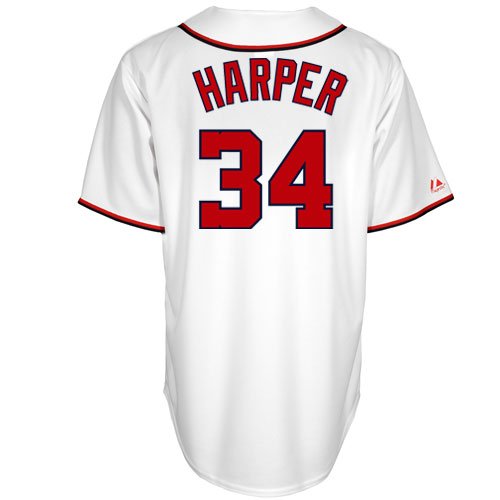 Washington Nationals Replica 2011 Bryce Harper Home Jersey
