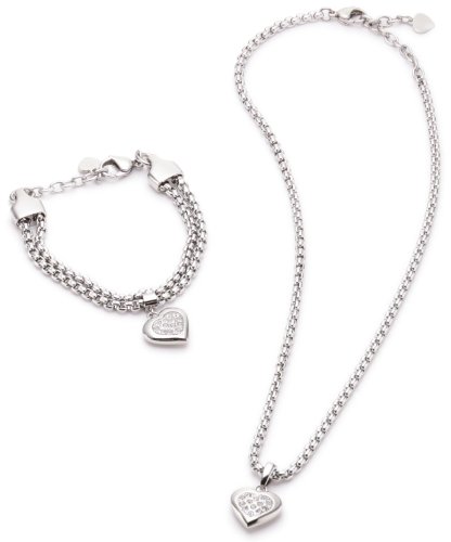 s.Oliver Damen Hals und Armkette \"Be my Valentine\" Silber 925 390828 Preisvergleich