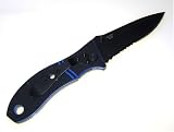 POCKET KNIFE w/440 stainless steel blade - SERRATED - good quality & economical