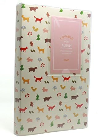funny-home Mini Album Lovable Fuji Instax Mini photo Album For Instax Mini7s 8 25 50s 90 Film, (84 photos)---White