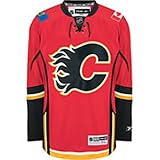 Calgary Flames Reebok Team Color Premier Jersey - Large