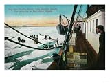 Nome, Alaska Steamer Corwin Unloading Freight 5 Miles Out - Nome, AK Giclee Poster Print