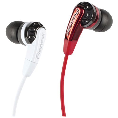 Pioneer SE-CL721-H Headphones, Red/White