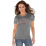 NBA Touch by Alyssa Milano Phoenix Suns Ladies Gray V-neck Triblend T-shirt (Large)