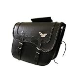 Leather Saddlebags - Motorcycle Leather Saddlebags SD4045