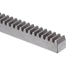 Boston Gear L5096 Rack Gear, 14.5 Degree Pressure Angle, 20 Pitch, 6.0 feet long, Steel