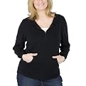 Mossimo&reg; Black Plus Ultrasoft Hoodie Sweater - Black