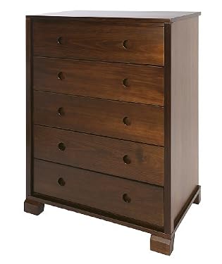 King Parrot 5 drawer Chest - English Oak
