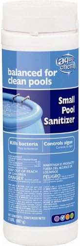 Aqua Chem 05403AQU-02 Small Pool Sanitizer Chlorinating Granules, 2-Pound, 2-Pack