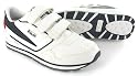 Fila "Classic Running Velc" Boys Velcro Classic Running Shoes - White/Navy/Red