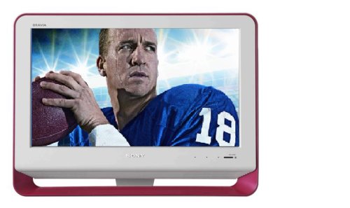 Sony Bravia M-Series KDL-19M4000/P 19-Inch 720p LCD HDTV, White with Pink Accent