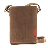 Kleiner Unisex Messenger-Bag / Herrentasche aus ge�ltem Buffalo Leder . The 'Everyday' Bag.von "Shalimar"