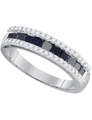 1.02CTW BLACK DIAMOND FASHION BAND