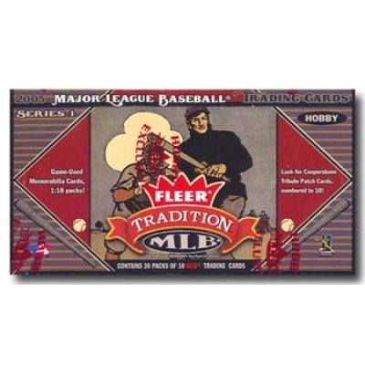 2005 Fleer Tradition Baseball Card Unopened Hobby Box