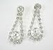 Lavish Crystal & Tiffany Drop Earrings (E40)