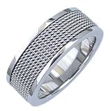 High Polished Stainless Steel Luxury Ring