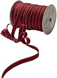 May Arts 3/8-Inch Wide Ribbon, Burgundy Grosgrain