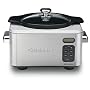 Cuisinart PSC-400  4 Quart Programmable Slow Cooker, Brushed Stainless Steel