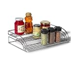 Spectrum 30970 Tiered Shelf Organizer, Chrome