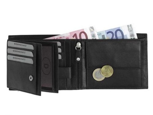 Bodenschatz Brieftasche Geldb&ouml;rse schwarz