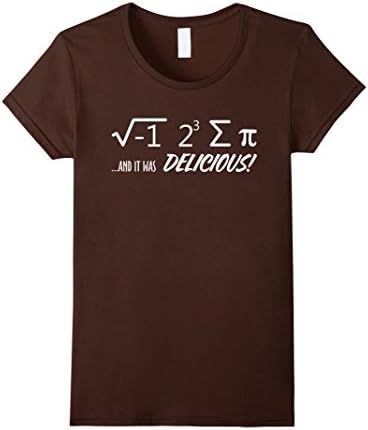 Women's Math T Shirt Funny Gifts for Math Teacher Shirt Man/Women XL Brown