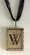 Monogram Pendant Necklace - W Monogram Pendant Necklace - W