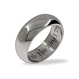 With This Ring I Thee Wed Engravable Wedding Ring