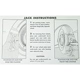 1953-1960 Jack Instruction Decal by Chevrolet