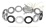 STUDIO 925: *CIRCLE AT MIDNIGHT BRACELET*