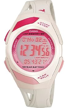 Casio #STR300-7C Women's Lap Memory Countdown Timer Chronograph alarm Watch