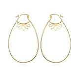Satya Jewelry Gold Floating Lotus 24k Yellow G
