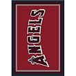 Los Angeles Angels 5'4" x 7'8" Premium Spirit Rug