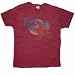 ET Bike in Moon E.T. t-shirt tee Burgandy