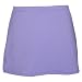 A-Line Tennis Skirt with Shorts and Slits (Small, Lavender)