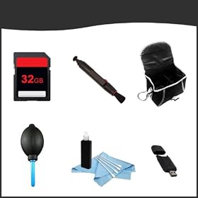 Keeping It Clean Accessory Package #3 for Pentax K-30 Weather-Sealed 16 MP CMOS Digital SLR includes (32GB SD Card, Lens Pen, Dust Blower, Case, Cleaning Kit, USB Card Reader/Writer)