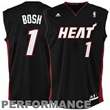 NBA Youth Miami Heat Chris Bosh Swingman Road Jersey (Black, Small)