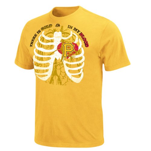 Pittsburgh Pirates Gold Rivalry 'Loud And Proud' T-Shirt