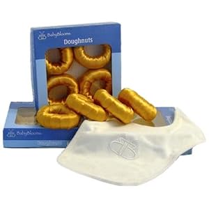 Baby Blooms 0-6 months Bib Doughnuts, Cream