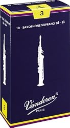 Vandoren Soprano Saxophone Reeds #3, Box of 10