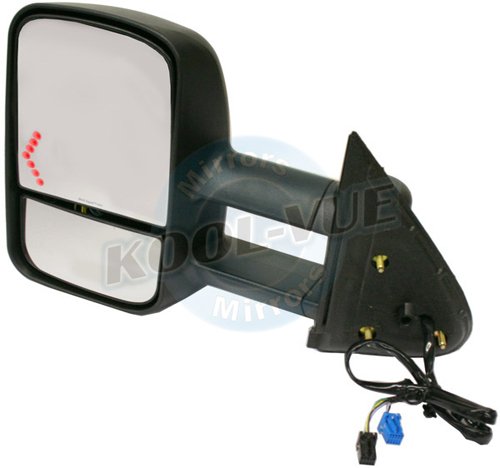 Chevy Silverado Sierra 03 - 07 Towing Power Heated With Signal Light Mirror Lh