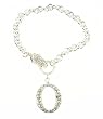 Bracelet - B183 - Crystal "O" Magnetic Toggle