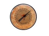 Chaney Instrument 12.5 inch Indoor/Outdoor Thermometer, Longhorn Country