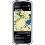 Nokia 5800 Smartphone (GPS, 3,2 MP, WLAN, MP3, kostenlose Navigation mit Ovi Karten, KFZ-Halterung) black dark silvervon "Nokia"