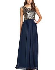 Sexy Lace Chiffon/Metallic Prom Dress/Party Dress/Wedding Dress/Maxi Dress 