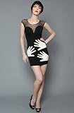 Dimepiece Designs The Hold Me Tight Dress in Ivory,Dresses for Women